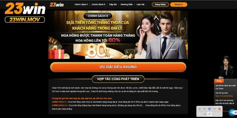 Đại lý 23win 1 Đại lý 23win - Cơ hội kinh doanh hấp dẫn