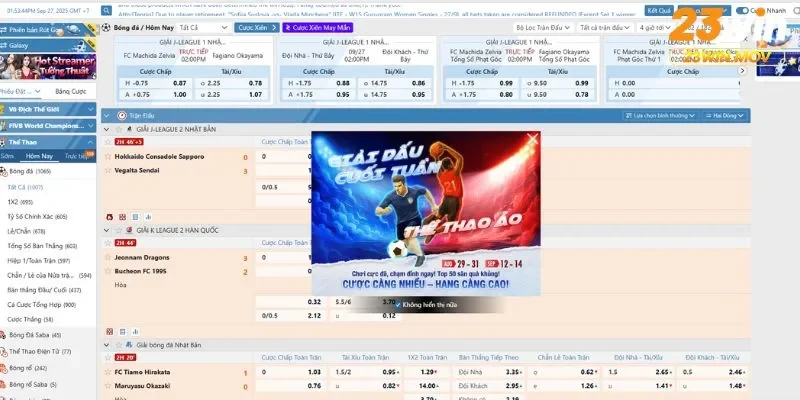 Hướng Dẫn Cá Cược Thể Thao Tại 23win