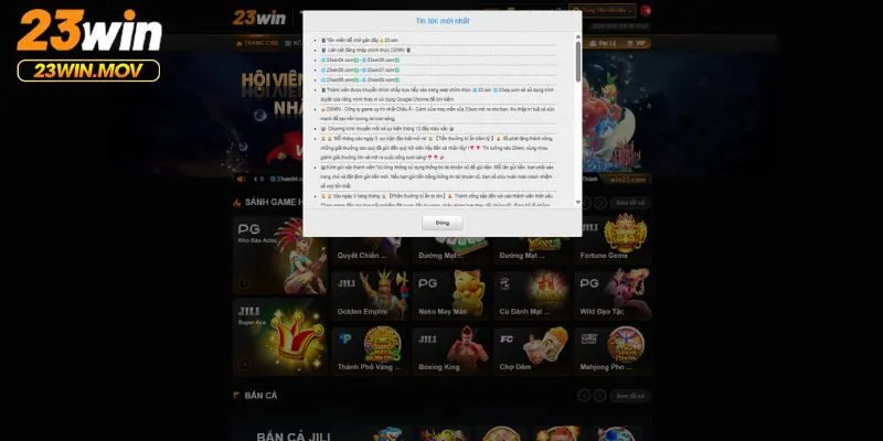 23win 37 23WIN hoạt động giấy phép minh bạch, rõ ràng